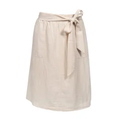 A-line skirt linen