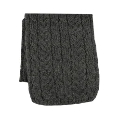 Aran cable scarf