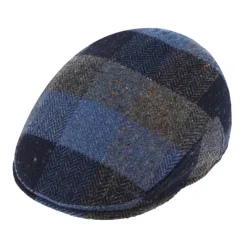 Block tweed cap