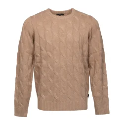 Cable Sweater O-Neck