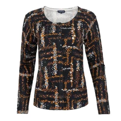 Cardi Crew Neck Flower