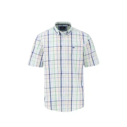 Combi check shirt SS