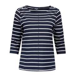 Crew neck 3/4 stripe