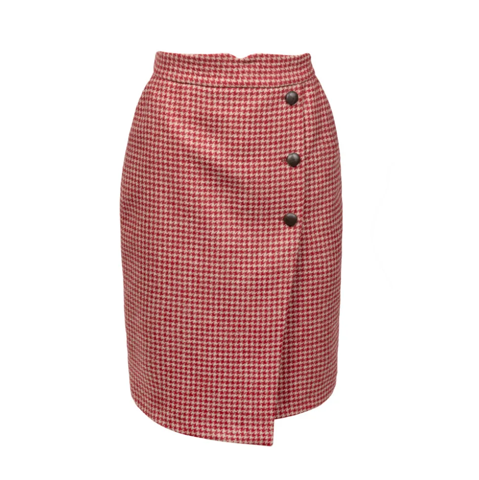 Emma Houndstooth Skirt