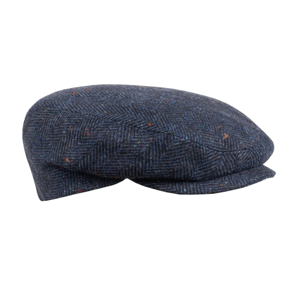 Flat cap herringbone