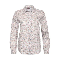 Flower & feather shirt