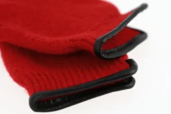 Gloves wool leatherband