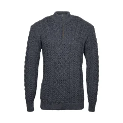 Half zip Aran