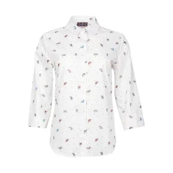 Ladies 3/4 sleeve Paisley