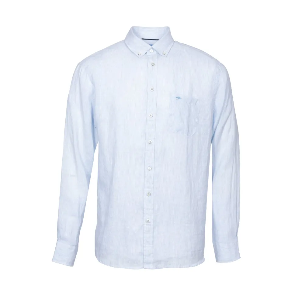 Linen striped shirt LS