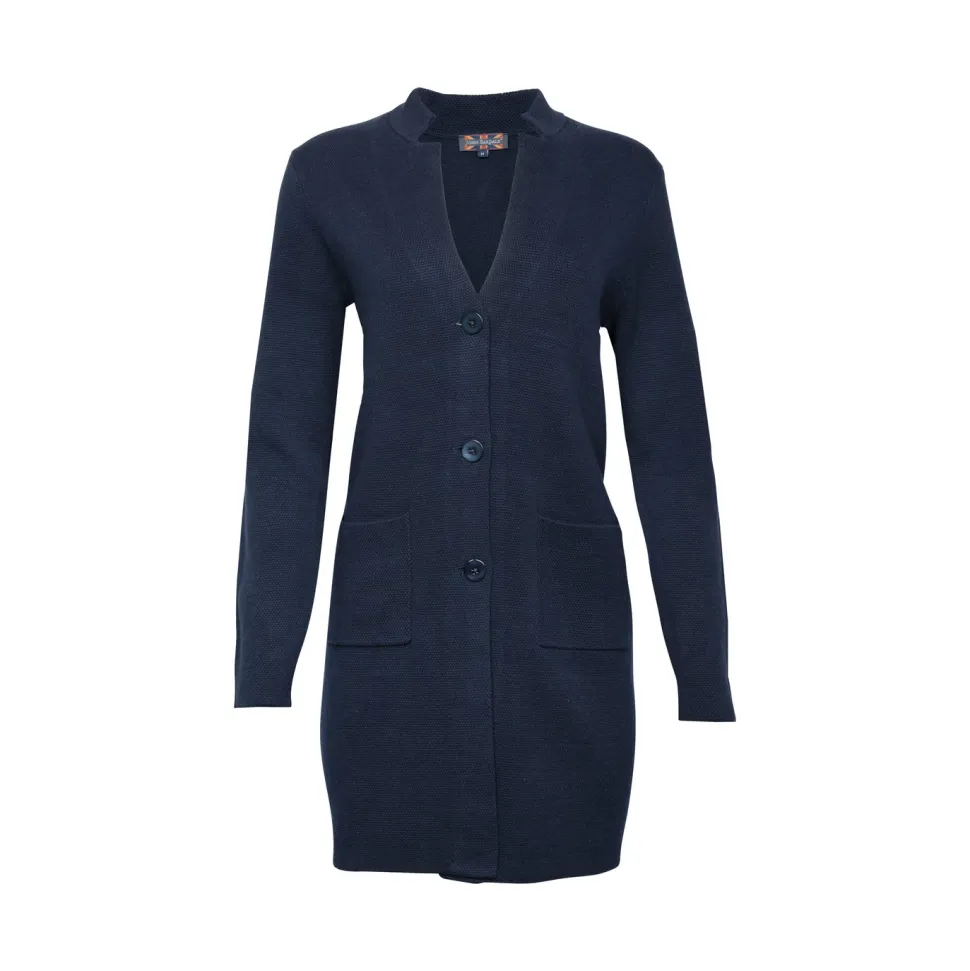 Long blazer structure knit