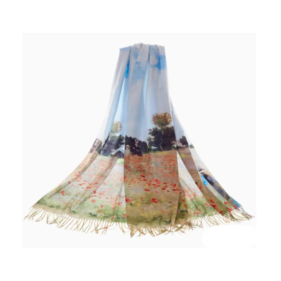 Pashmina Monet Poppies