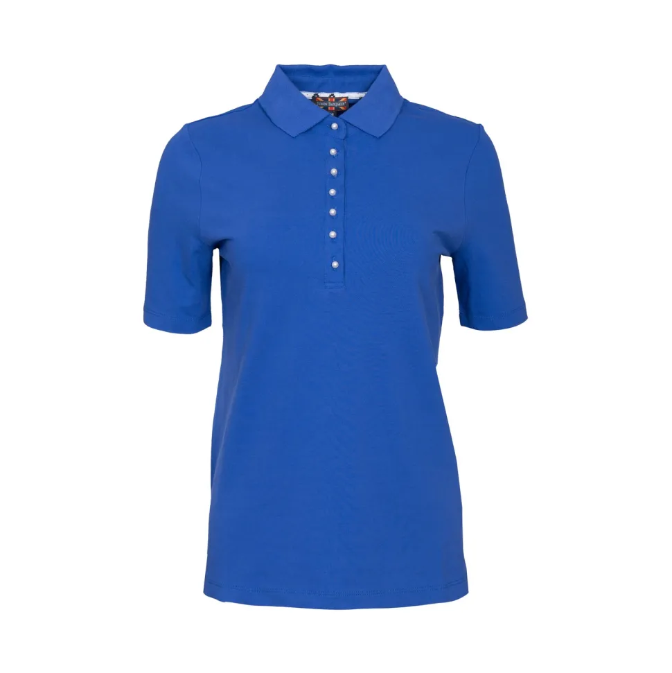Pearl button polo