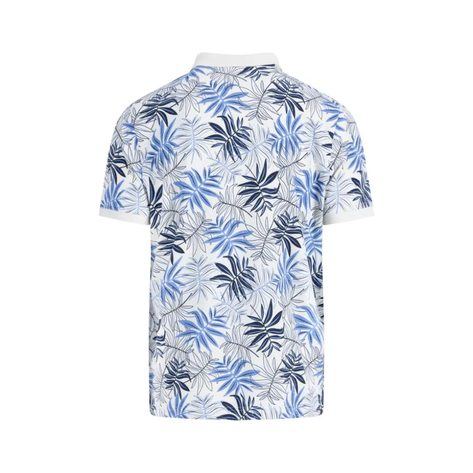 Polo leaf print
