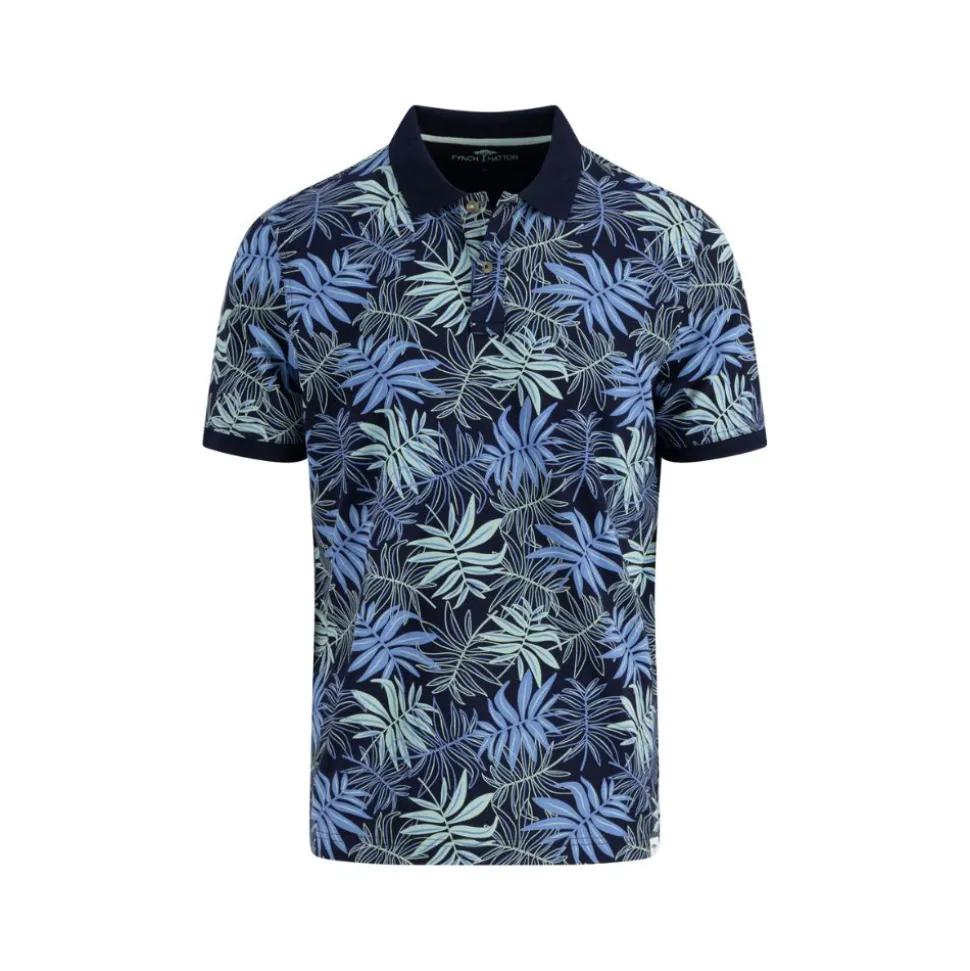 Polo leaf print