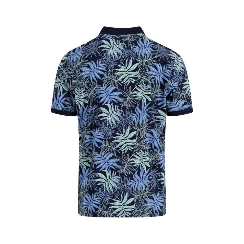 Polo leaf print