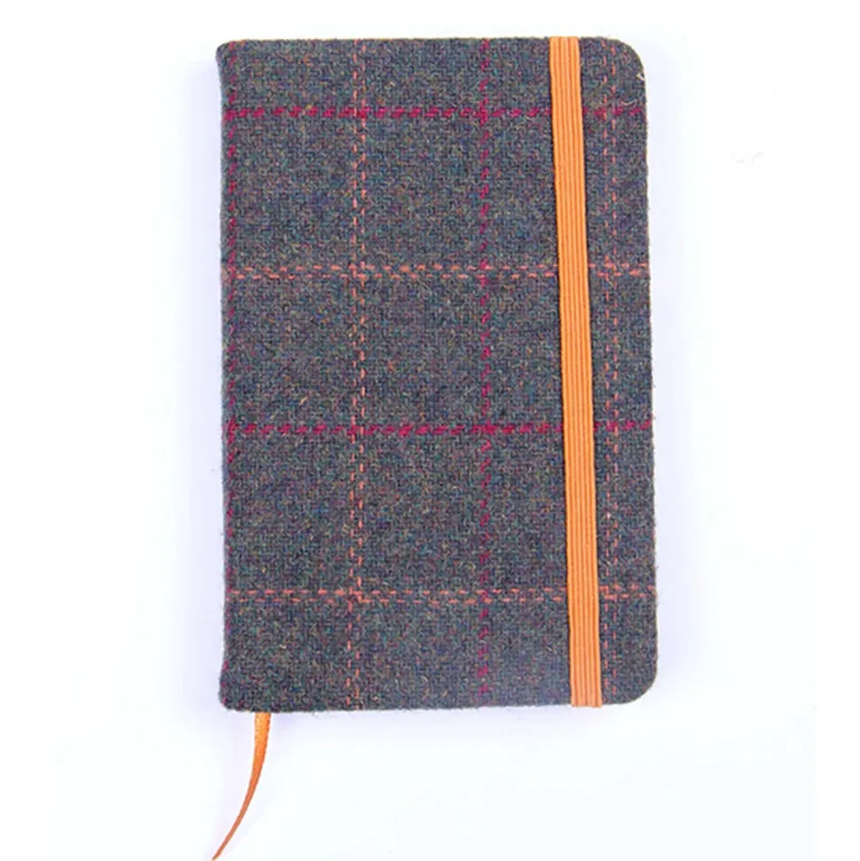 Prince of Wales tweed notebook