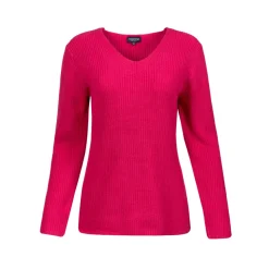 Pullover V ridged