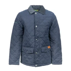 Quilted Jacket navy