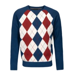 Round Neck Argyle