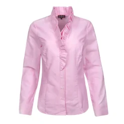 Ruffle blouse oxford