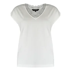 Shirt short sleeve lace