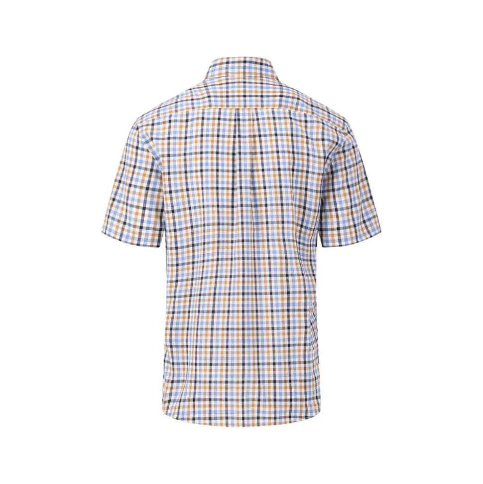 Short sleeve check shirt