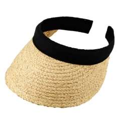 Visor straw shield cotton band